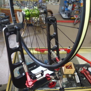 DT Swiss wheel truing stand