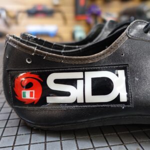 Vintage Sidi Titanio Leather Cleated Shoes 44